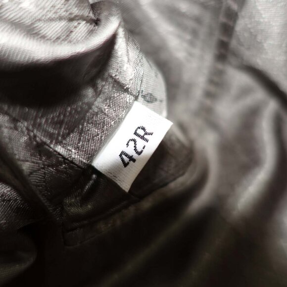 Hart Schaffner Marx Men's 2 Button Suit Size 42 Regular 35 x 29 Gray 100% Wool - Picture 15 of 15